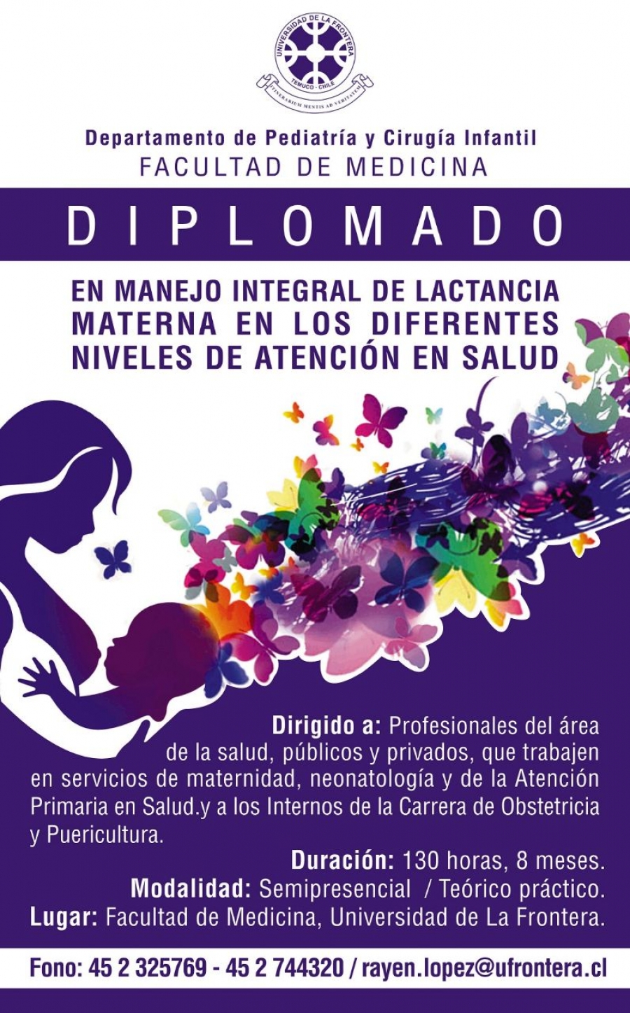 I Diplomado en el Manejo Integral de  Lactancia  Materna en los diferentes niveles de Atención en Salud, año 2018