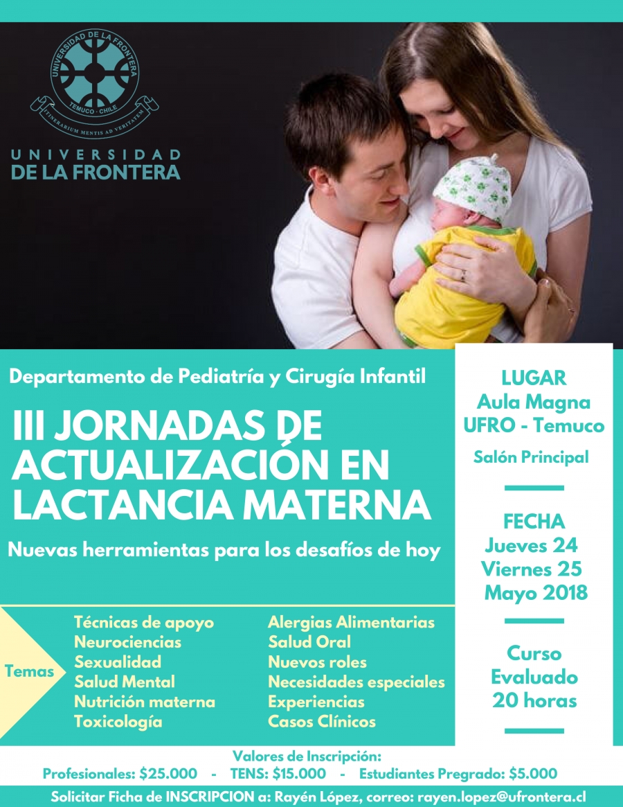 III Jornadas de Actualización en Lactancia Materna, año 2018